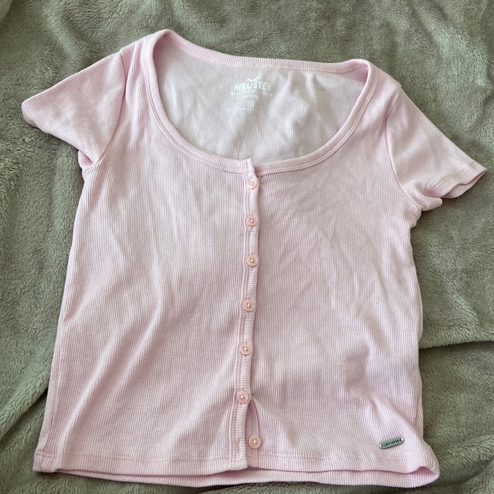 Hollister Pink Baby Tee